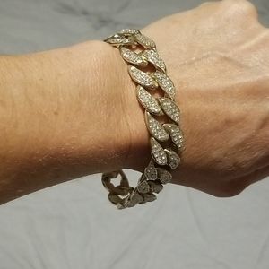 Zumiez diamond and gold bracelet.